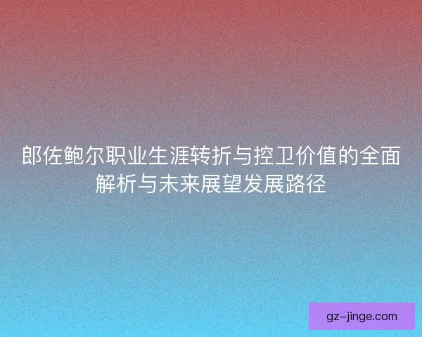 郎佐鲍尔职业生涯转折与控卫价值的全面解析与未来展望发展路径